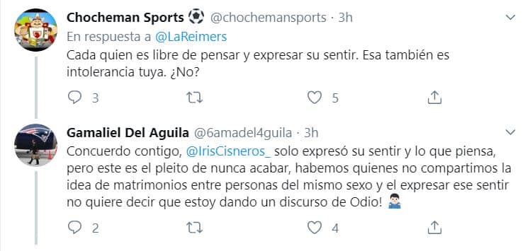 Iris Cisneros homofobia