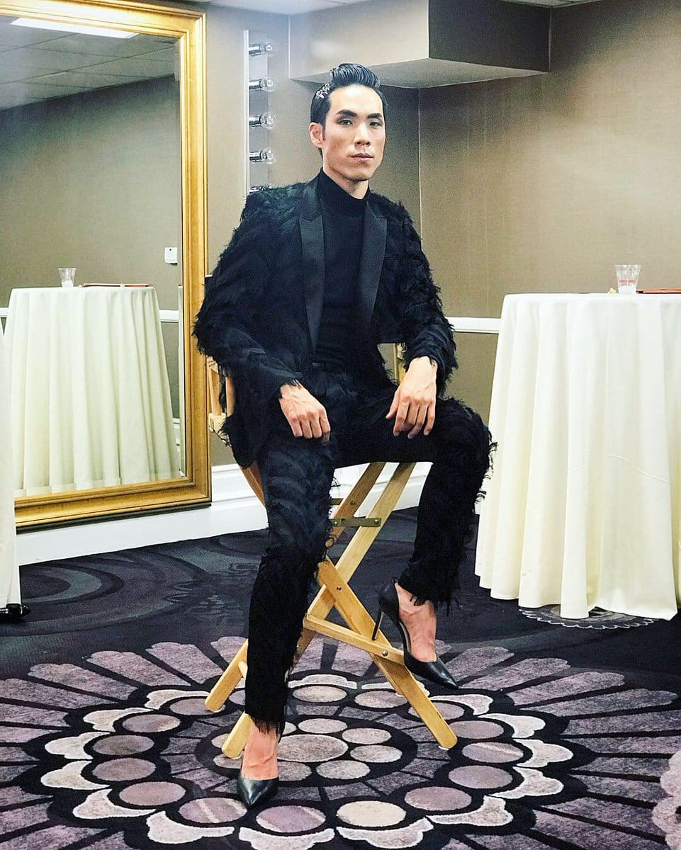 hombres con tacones eugene lee yang