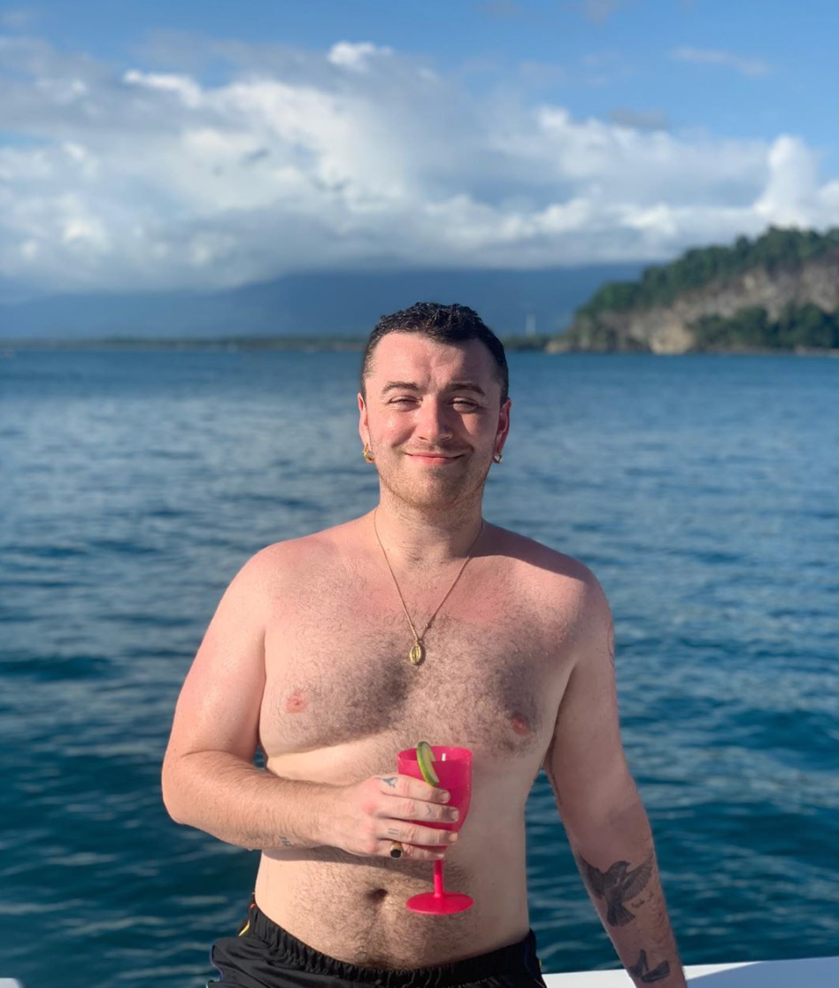 Sam Smith cuerpo redes