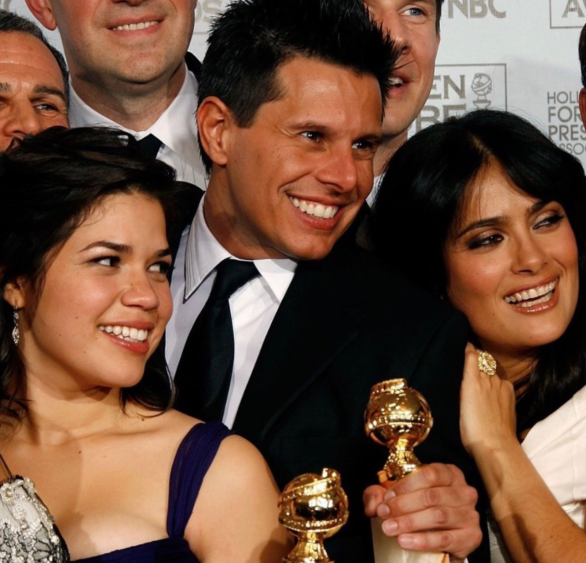 América Ferrera, Silvio Horta y Salma Hayek