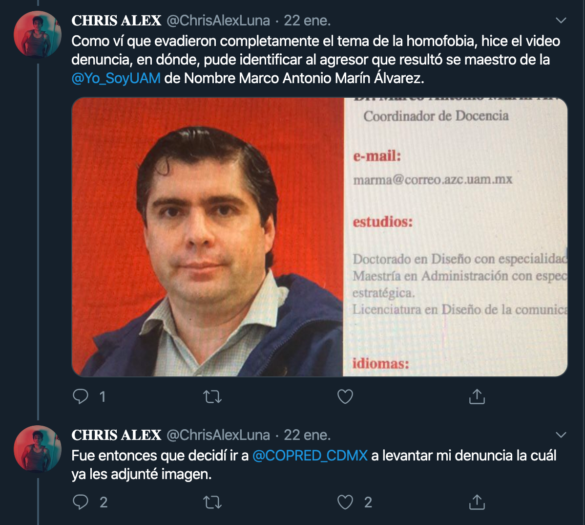 chico ataque homofóbico copred