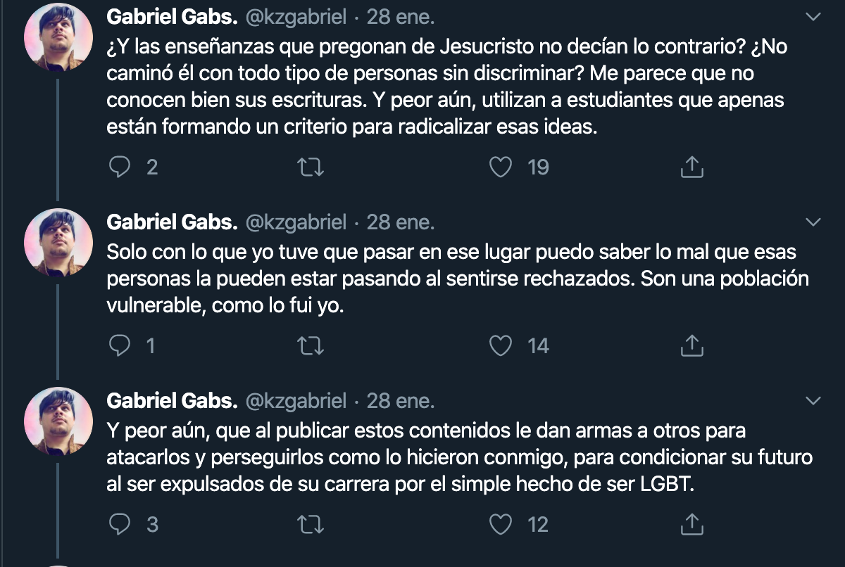 gay homofobia escuela adventista