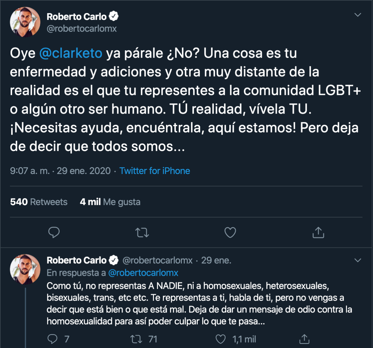 roberto carlo mauricio clark