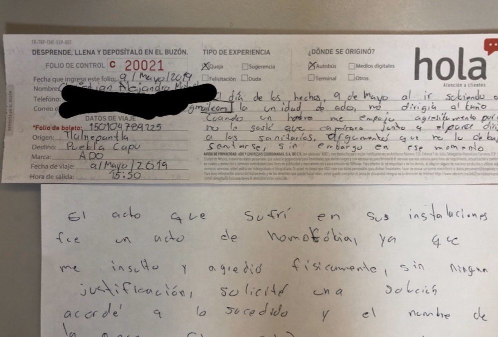 chico gay ataque homofóbico copred