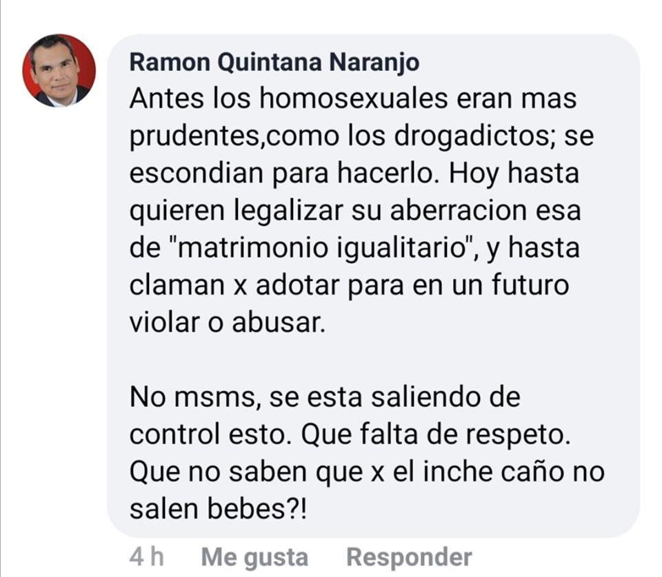 exfuncionario sinaloa comentarios homofóbicos