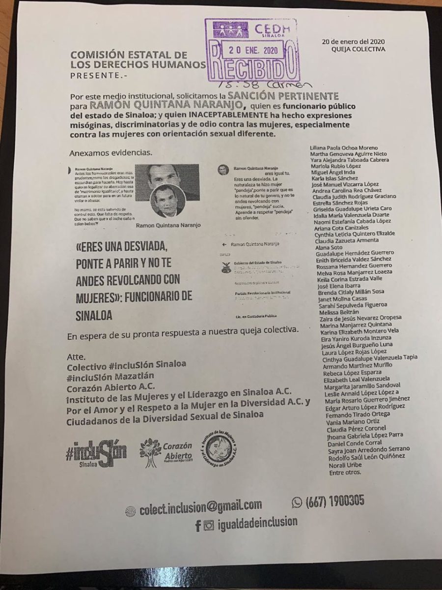 exfuncionario sinaloa comentarios homofóbicos 1