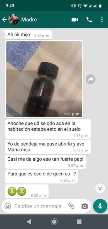 mamá encontró poppers