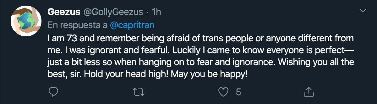 chico trans reacción mastectomía 