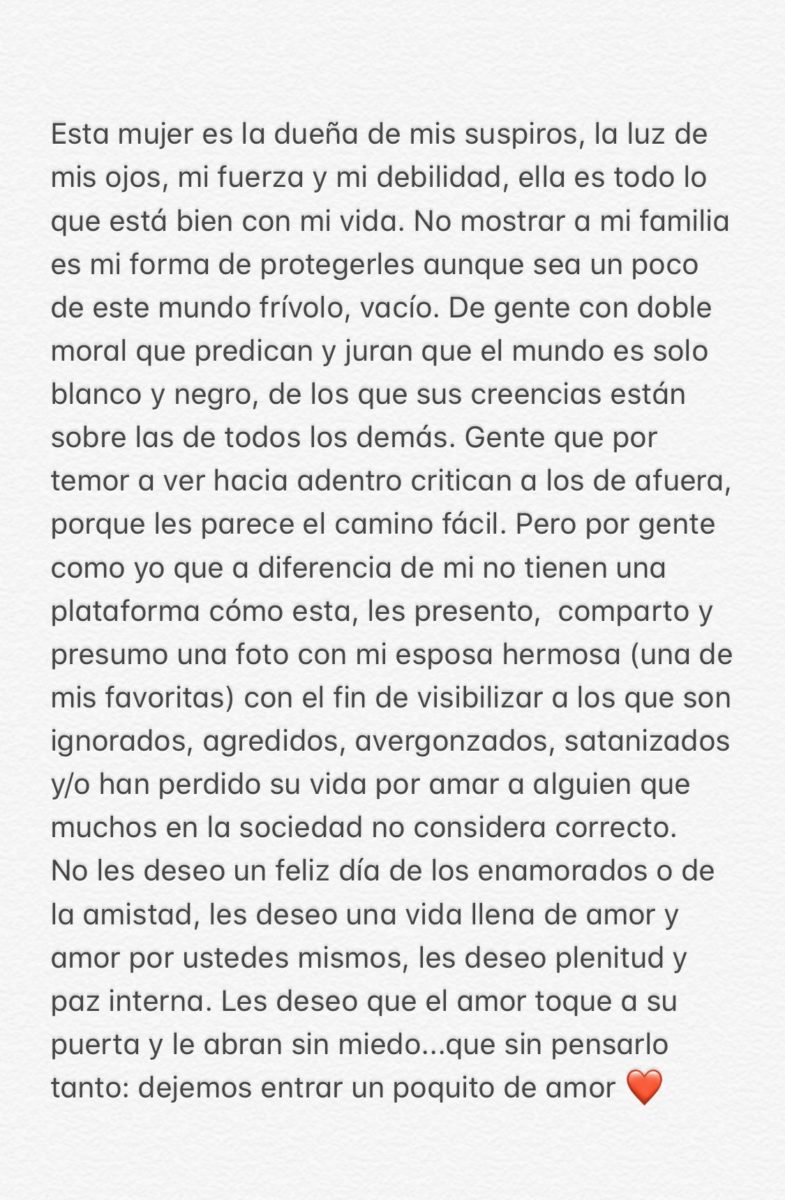 joy san valentín esposa