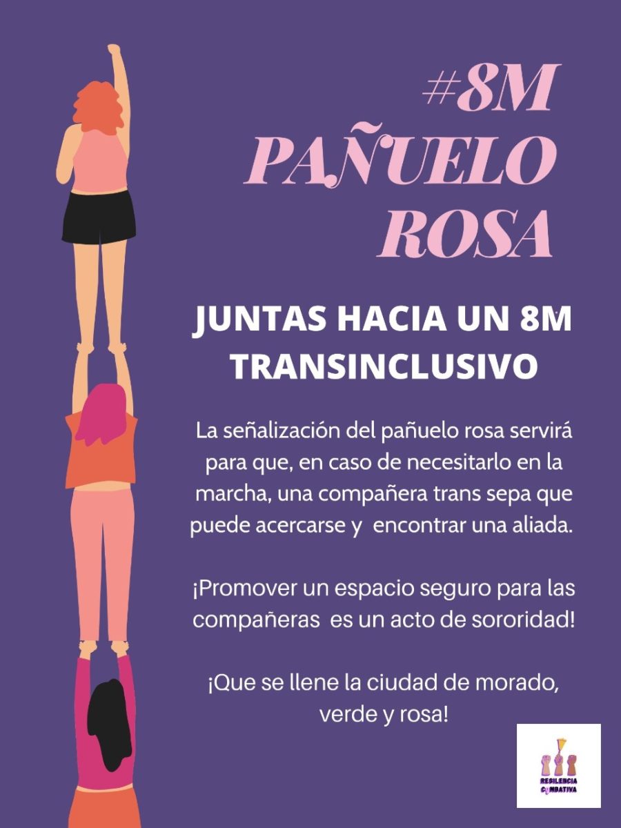 pañuelo rosa 8M