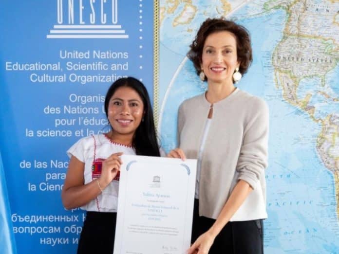 Yalitza Aparicio embajadora Unesco