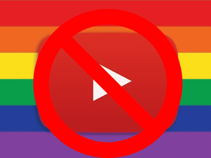 YouTube homofobia