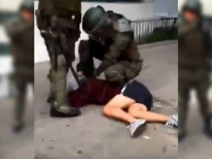 carabineros lesbiana 3