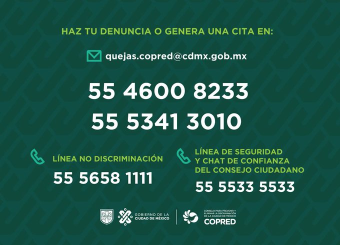 copred instituciones denuncia homfobia