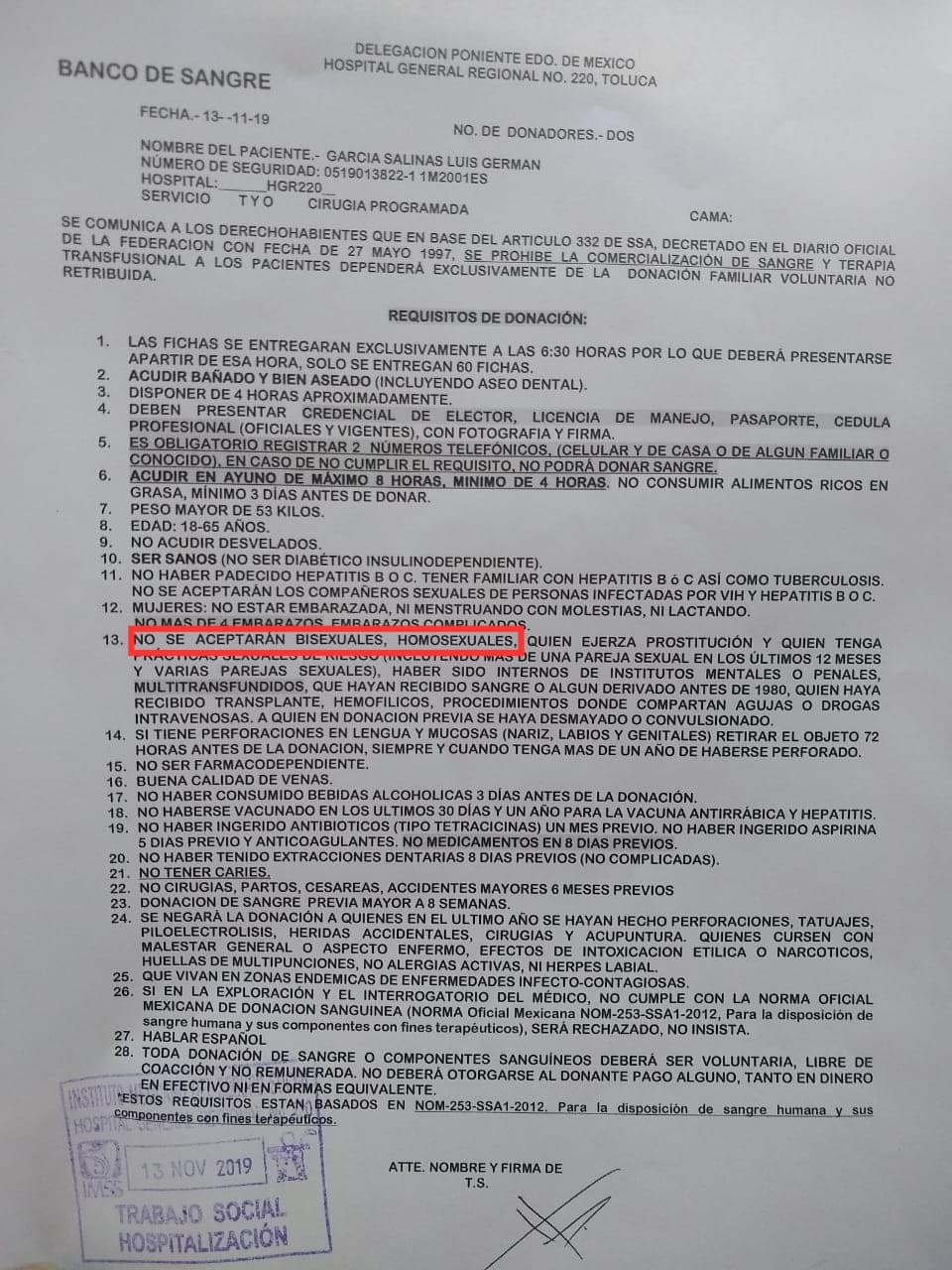 escándalos homofobia recientes