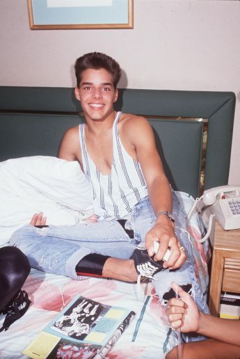 Así se veía Ricky Martin cuando era parte de Menudo. / Foto: Pinterest