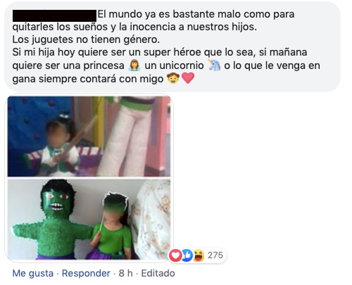 comentarios facebook niños con barbie muñecas