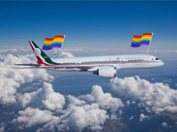 cosas lgbt avión presidencial portada