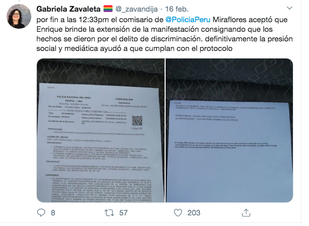 policía joven gay rostro atacado