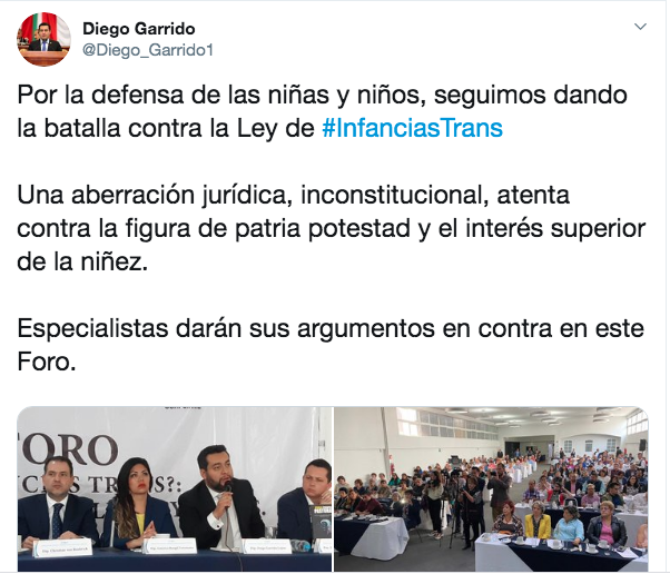 PAN infancias trans antiderechos