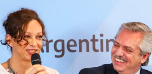 presidente argentina trans