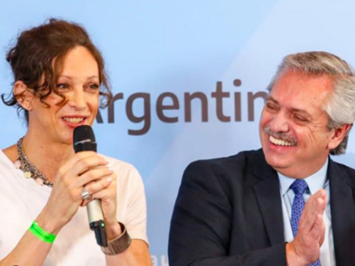 presidente argentina trans