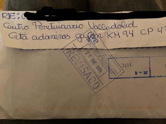 carta recluso gay portada