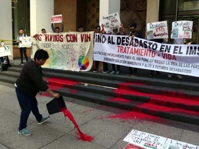 imss protesta desabasto VIH portada