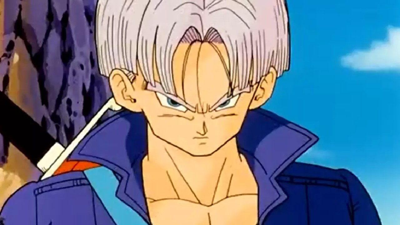 trunks dragon ball caricatura infancia guapos