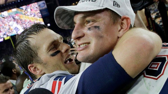 Tom Brady Rob Gronkowski