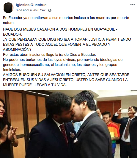 iglesia-quechua-culpa-gays-pandemia-coronavirus-covid-19-2