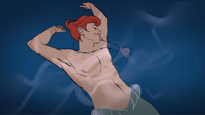 versión-masculina-sirenita-sirenito-gay-mark-scarnander