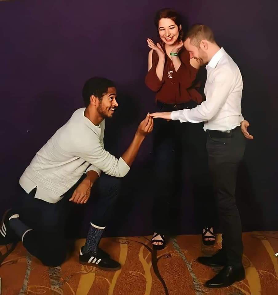 Alfred Enoch y Seamus Finnigan