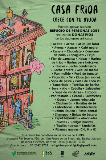 casa frida refugio temporal lgbtiq cdmx lucia riojas