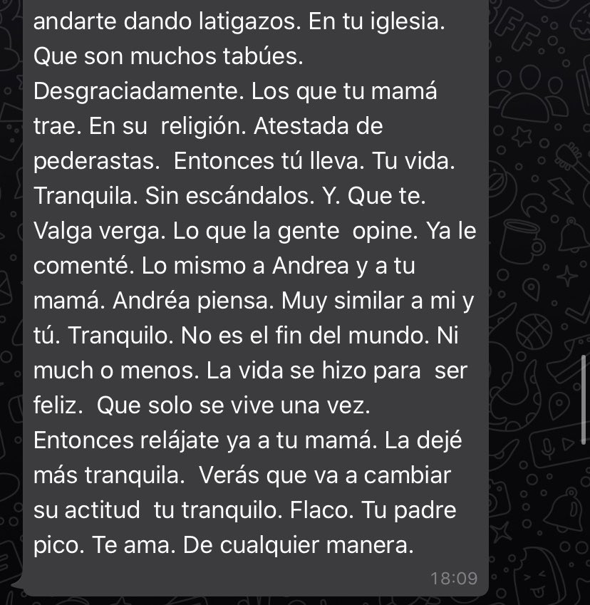 papá respuesta hijo gay