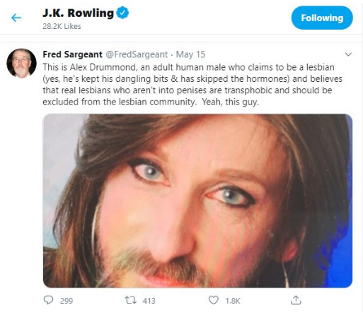 human-rights-campaign-rowling-tuit-transfobico