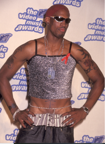 Looks queer Dennis Rodman