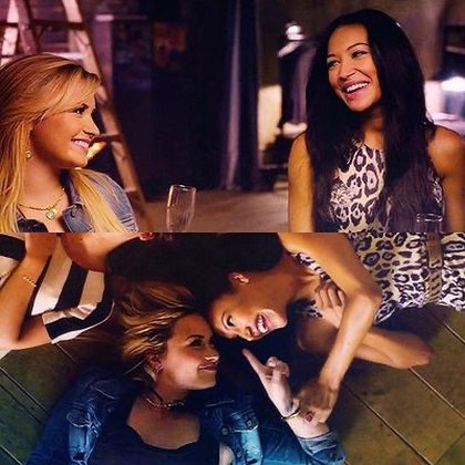 Demi-Lovato-novia-Naya-Rivera-Glee