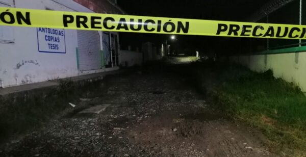 Escena del asesinato de Cirilo Lara en Veracruz