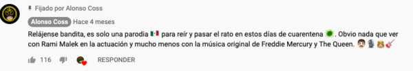 Comentario de los creadores sobre la versión de banda de "Bohemian Rhapsody", que parodia a Freddie Mercury usando estereotipos gays.