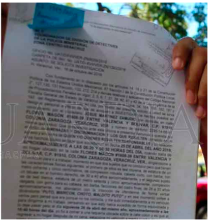 Denuncia del artista veracruzano contras las amenazas homofóbicas.