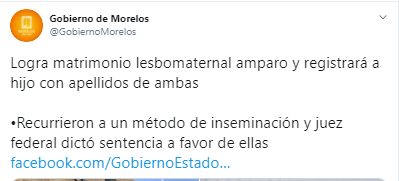tuit del gobierno de Morelos