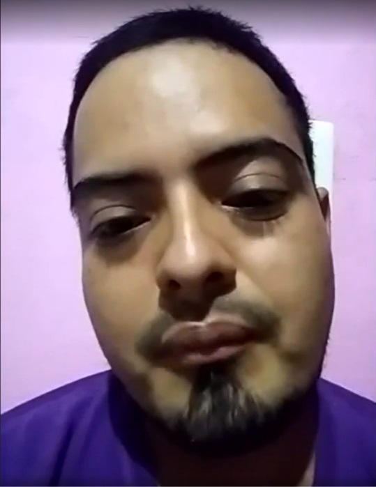 Activistas huelga hambre Ludwig Garcia