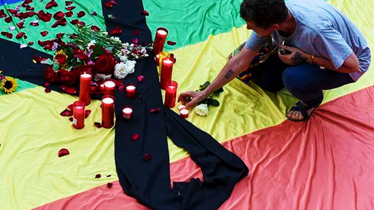 Homenaje a personas LGBT+ asesinadas en Colombia