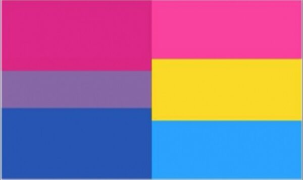 banderas bisexual y pansexual