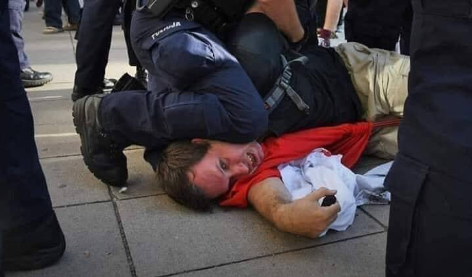 Represión contra la comunidad LGBT+ de Polonia durante las manifestaciones por el arresto de la activista Margot.