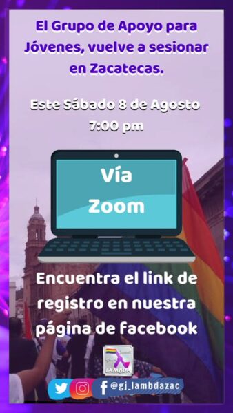Grupos apoyo LGBT de Zacatecas