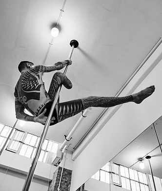 Andrew Gregory pole dance