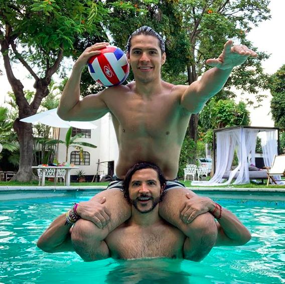 Fotos de Alejandro Maldonado y Judoman juntos