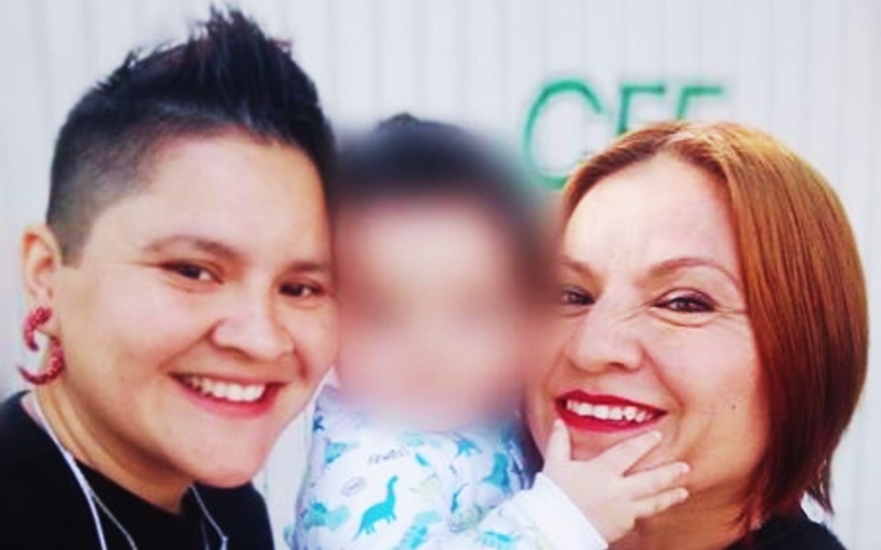 Madres lesbianas matrimonio felices